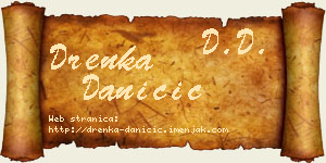 Drenka Daničić vizit kartica